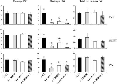 Histone Lysine Demethylases KDM5B and KDM5C Modulate Genome Activation and Stability in Porcine Embryos